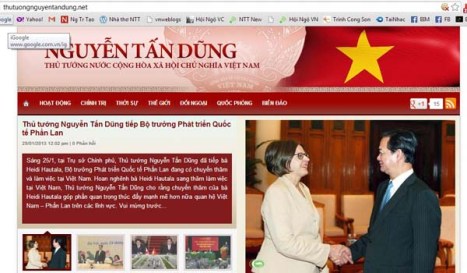 Website: thutuongnguyentandung.net